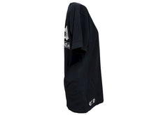 画像をギャラリービューアに読み込む, CHROME HEARTS クロムハーツ 半袖Tシャツ サイズM BSフレア スクロールラベルロゴ プリント ブラック 美品 中古 4b008749