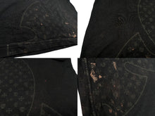画像をギャラリービューアに読み込む, CHROME HEARTS クロムハーツ 半袖Tシャツ サイズS フレアニー スクロールラベルロゴ プリント ブラック 良品 中古 4b008750