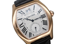画像をギャラリービューアに読み込む, CARTIER カルティエ トーチュ XL ラージデイト&amp;スモールセコンド W1556234 腕時計 手巻き 美品 中古 4b008760