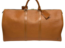 画像をギャラリービューアに読み込む, 極美品 LOUIS VUITTON ルイヴィトン キーポル55 ボストンバッグ ジパングゴールド エピレザー M42958 中古 4b008766