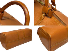 画像をギャラリービューアに読み込む, 極美品 LOUIS VUITTON ルイヴィトン キーポル55 ボストンバッグ ジパングゴールド エピレザー M42958 中古 4b008766