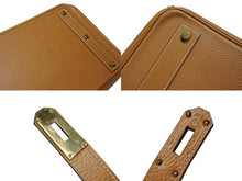Load image into Gallery viewer, 極美品 HERMES エルメス Haut a Courroies オータクロア45 ハンドバッグ アルデンヌ ナチュラル ゴールド金具 ○Z刻印 中古 4b008783