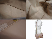 画像をギャラリービューアに読み込む, GUCCI グッチ GGマーモント キルティングステッチ チェーンショルダー レザーバッグ 443497 ダスティピンク 美品 中古 4b008787