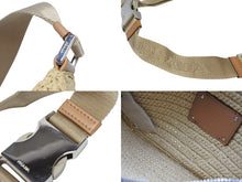 画像をギャラリービューアに読み込む, 極美品 PRADA プラダ 24SS クロシェ ベルトバッグ 定価264,000 ラフィア ベージュ ブラウン シルバー金具 中古 4b008795