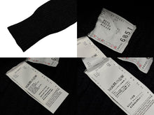 画像をギャラリービューアに読み込む, 極美品 SACAI サカイ パターン編 モヘヤ混 セーター 長袖ニット 23-06851 ブラック サイズ1 中古 4b008809