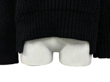 画像をギャラリービューアに読み込む, 極美品 SACAI サカイ パターン編 モヘヤ混 セーター 長袖ニット 23-06851 ブラック サイズ1 中古 4b008809