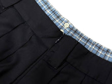 画像をギャラリービューアに読み込む, 新品未使用 MIUMIU ミュウミュウ プリーツ バタヴィア ミニスカート MG2388 サイズ36 ネイビー チェック柄 レイヤード 中古 4b008821