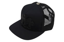 画像をギャラリービューアに読み込む, 新品未使用 CHROME HEARTS クロムハーツ TRUCKER CAP トラッカーキャップ セメタリーレザーパッチ メッシュキャップ ブラック 中古 4b008863