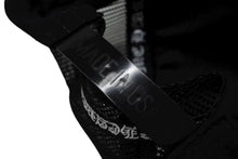 画像をギャラリービューアに読み込む, 新品未使用 CHROME HEARTS クロムハーツ TRUCKER CAP トラッカーキャップ セメタリーレザーパッチ メッシュキャップ ブラック 中古 4b008863