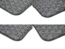 画像をギャラリービューアに読み込む, GOYARD ゴヤール セナMGM クラッチバッグ ゴヤールディンキャンバス グレー フランス製 シルバー金具 美品 中古 4b008874