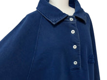 画像をギャラリービューアに読み込む, MIUMIU ミュウミュウ ポロシャツ スウェット コットン ブルー サイズXS 美品 中古 4b008884