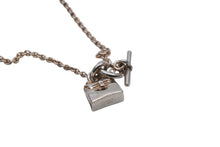 Load image into Gallery viewer, HERMES エルメス ネックレス チョーカー アミュレットケリー ネックレス 12.5g シルバー925 美品 中古 4b008891