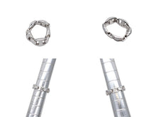 Load image into Gallery viewer, HERMES エルメス リング 指輪 ヴィンテージ サイズ10号 ルナパーク シルバー925 6.4g 美品 4b008892