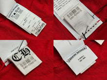 Load image into Gallery viewer, 新品未使用 CHROME HEARTS クロムハーツ ROLLER SKATES FTBL 長袖Tシャツ サイズXS ナンバリング ホースシュー レッド 中古 4b008897