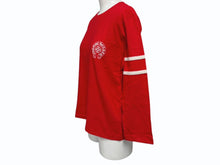 Load image into Gallery viewer, 新品未使用 CHROME HEARTS クロムハーツ ROLLER SKATES FTBL 長袖Tシャツ サイズXS ナンバリング ホースシュー レッド 中古 4b008897