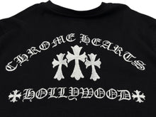 Load image into Gallery viewer, 極美品 CHROME HEARTS クロムハーツ SAILIN ON THRML サーマル長袖Tシャツ サイズM ブラック セメタリークロス刺繍 中古 4b008915