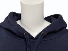 Load image into Gallery viewer, CHROME HEARTS クロムハーツ パーカー フーディ フローラル ホースシュープリント ネイビー レッド サイズXL 美品 中古 4c069628