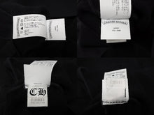 Load image into Gallery viewer, CHROME HEARTS クロムハーツ Y NOT SLOW RIDE 半袖スウェットシャツ サイズL ラグラン ブラック CHロゴ刺繍 美品 中古 4b008918