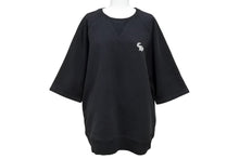 Load image into Gallery viewer, CHROME HEARTS クロムハーツ Y NOT SLOW RIDE 半袖スウェットシャツ サイズL ラグラン ブラック CHロゴ刺繍 美品 中古 4b008918