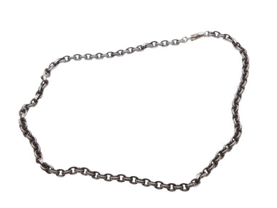 極美品 CHROME HEARTS クロムハーツ PAPER CHAIN NECKLACE ペーパーチェーン ネックレス 18インチ 重量約28.2g シルバー925 中古 4b008932