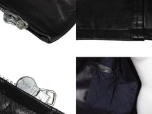 画像をギャラリービューアに読み込む, Yohji Yamamoto POUR HOMME ヨウジヤマモトプールオム 1991AW 杖村さえ子 ピンナップガール レザージャケット サイズM 美品 中古 4b008950