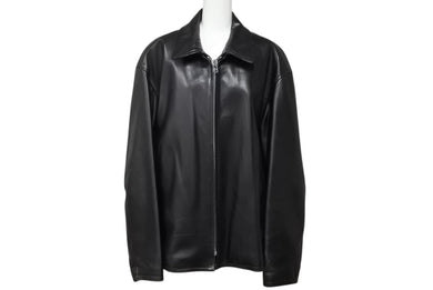 Yohji Yamamoto POUR HOMME ヨウジヤマモトプールオム 1991AW 杖村さえ子 ピンナップガール レザージャケット サイズM 美品 中古 4b008950