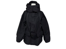 Load image into Gallery viewer, BALENCIAGA バレンシアガ 17AW SWING PARKA JACKET スウィングパーカージャケット 482118 サイズ34 ブラック 美品 中古 4b008953