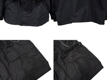 Load image into Gallery viewer, BALENCIAGA バレンシアガ 17AW SWING PARKA JACKET スウィングパーカージャケット 482118 サイズ34 ブラック 美品 中古 4b008953