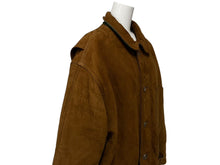 画像をギャラリービューアに読み込む, L.L.Bean エルエルビーン レザージャケット コート U.S.A製 レザー コットン ブラウン サイズM 美品 中古 4b008982