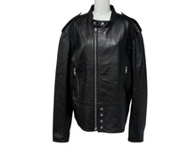 Load image into Gallery viewer, 極美品 CELINE セリーヌ シングルライダース ジャケット 2EH95619V.38NO イタリア製 ラムレザー ブラック シルバー金具 中古 4b009014