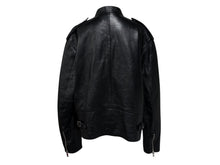 Load image into Gallery viewer, 極美品 CELINE セリーヌ シングルライダース ジャケット 2EH95619V.38NO イタリア製 ラムレザー ブラック シルバー金具 中古 4b009014