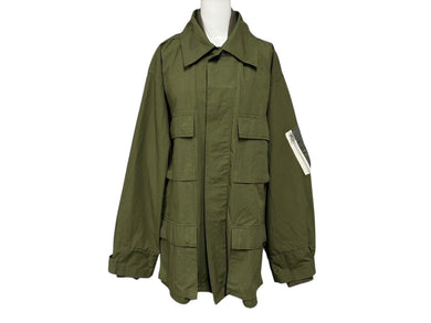 極美品 SACAI サカイ ミリタリージャケット MA1 ドッキング 23-03239M コットン ナイロン カーキ オレンジ サイズ3 中古 4b009022