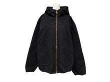 Load image into Gallery viewer, 極美品 LOUIS VUITTON ルイヴィトン 22AW ジップアップフーディー パーカー RM222M OK4 HNA10W サイズ56 モノグラム ブラック 中古 4b009023