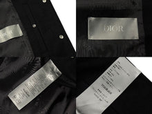画像をギャラリービューアに読み込む, 極美品 Christian Dior クリスチャンディオール 24SS Varsity Jacket スタジャン 443L430A6105 サイズ54 スウェード ブラック 中古 4b009025