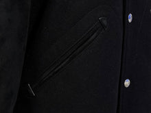 画像をギャラリービューアに読み込む, 極美品 Christian Dior クリスチャンディオール 24SS Varsity Jacket スタジャン 443L430A6105 サイズ54 スウェード ブラック 中古 4b009025