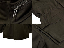 画像をギャラリービューアに読み込む, 極美品 PHOEBE PHILO フィービーファイロ ジャケット BV04 CO2226 709DK スロバキア製 コットン カーキ シルバー金具 サイズ38 中古 4b009027