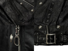 Load image into Gallery viewer, 極美品 CELINE セリーヌ ダブルライダースジャケット 2EK84132038 NO イタリア製 牛革 ブラック シルバー金具 サイズ56 中古 4b009029