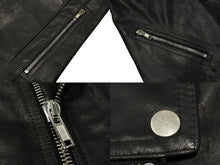 画像をギャラリービューアに読み込む, 極美品 Rick Owens リックオウエンス Bauhaus Stooges バウハウス ストゥージズ ライダースジャケット ブラック シルバー金具 中古 4b009032