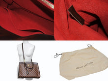 画像をギャラリービューアに読み込む, 極美品 LOUIS VUITTON ルイヴィトン リヴォリBB 2WAYバッグ N41152 ダミエ エベヌ ブラウン PVC レザー ゴールド金具 中古 4b009060