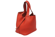 Load image into Gallery viewer, 極美品 HERMES エルメス ハンドバッグ ピコタンロックPM ルージュカザック トリヨンクレマンス シルバー金具 D刻印 中古 4b009069