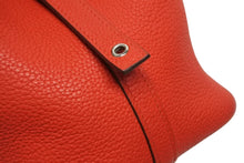 Load image into Gallery viewer, 極美品 HERMES エルメス ハンドバッグ ピコタンロックPM ルージュカザック トリヨンクレマンス シルバー金具 D刻印 中古 4b009069