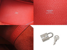 Load image into Gallery viewer, 極美品 HERMES エルメス ハンドバッグ ピコタンロックPM ルージュカザック トリヨンクレマンス シルバー金具 D刻印 中古 4b009069