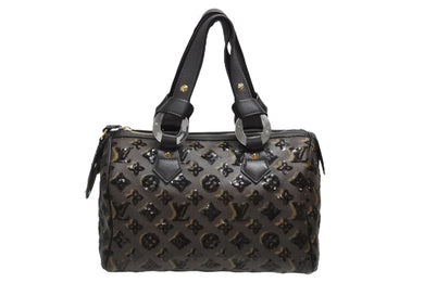 極美品 LOUIS VUITTON ルイヴィトン スピーディ30 ハンドバッグ モノグラム エクリプス スパンコール M40243 中古 4b009073