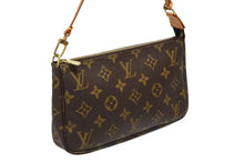 画像をギャラリービューアに読み込む, LOUIS VUITTON ルイヴィトン ポシェット アクセソワール アクセサリーポーチ M51980 モノグラム ブラウン レザー PVC 美品 中古 4b009077