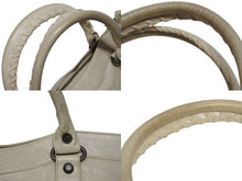 Load image into Gallery viewer, BALENCIAGA バレンシアガ ザ ファースト 2WAY ショルダーバッグ 103208 アイボリー レザー ハンドバッグ 美品 中古 4b009102