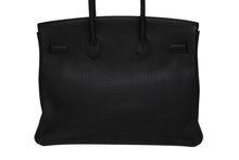画像をギャラリービューアに読み込む, 新品同様 HERMES エルメス BIRKIN バーキン35 ブラック ゴールド金具 トリヨンクレマンス ハンドバッグ T刻印 中古 4b009106