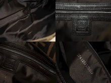 画像をギャラリービューアに読み込む, FENDI フェンディ ズッカ柄 マンマバケット ワンショルダーバッグ 26325 キャンバス レザー ブラウン シルバー金具 美品 中古 4b009110