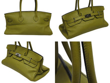 Load image into Gallery viewer, HERMES エルメス ゴルチェ期 ショルダーバーキン トリヨンクレマンス アニスグリーン □H刻印 ショルダーバッグ 美品 中古 4b009118