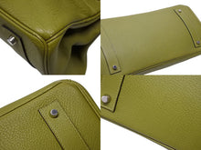 Load image into Gallery viewer, HERMES エルメス ゴルチェ期 ショルダーバーキン トリヨンクレマンス アニスグリーン □H刻印 ショルダーバッグ 美品 中古 4b009118