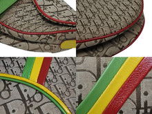 画像をギャラリービューアに読み込む, 極美品 Christian Dior クリスチャンディオール サドルバッグ ハンドバッグ ラスタカラー シルバー 04年 中古 4b009122